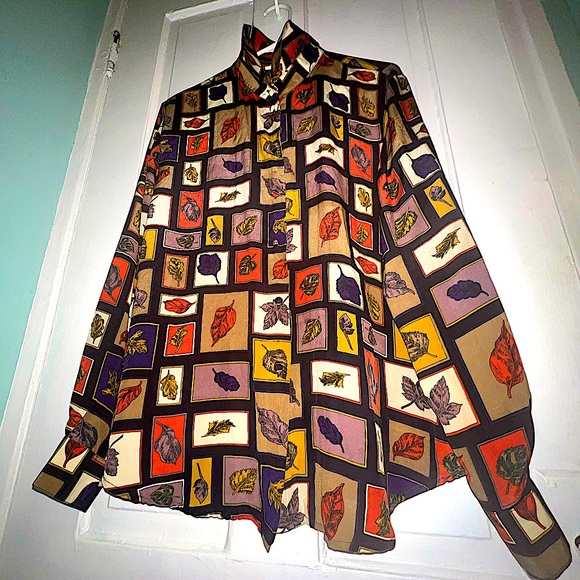 Vintage 90’s Riva Silk 100% Silk As New Large Women's Long-sleeved Top - Picture 9 of 12